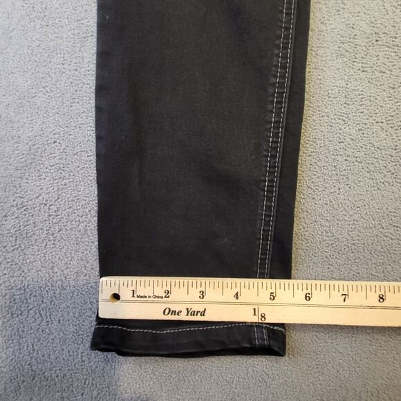 Jolt Juniors Size 9 Black Skinny Leg Stretch Pants Zipper Pocket - Picture 5 of 10
